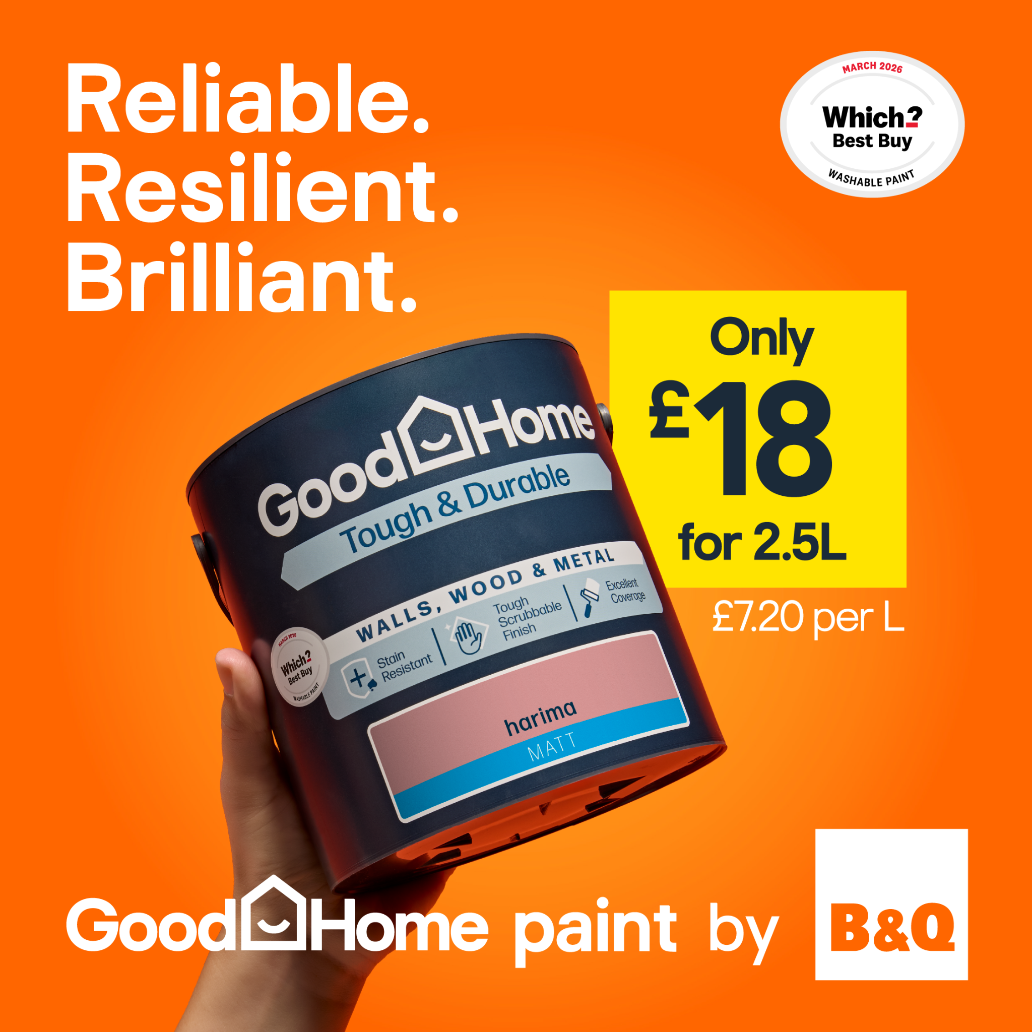 B&Q Facebook ad