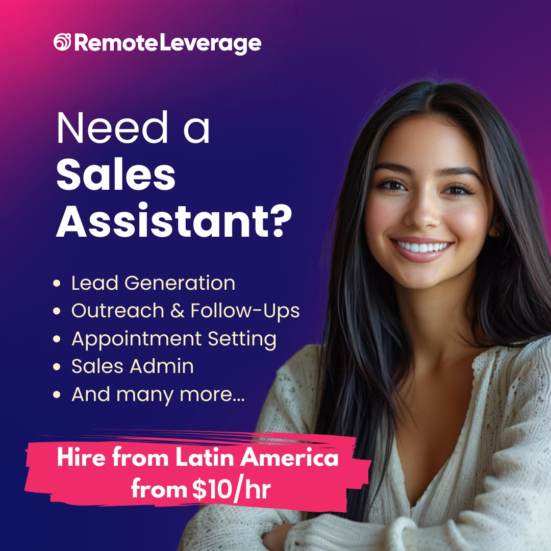 Remote Leverage Facebook ad: Hire Elite Talent from $10/ hr