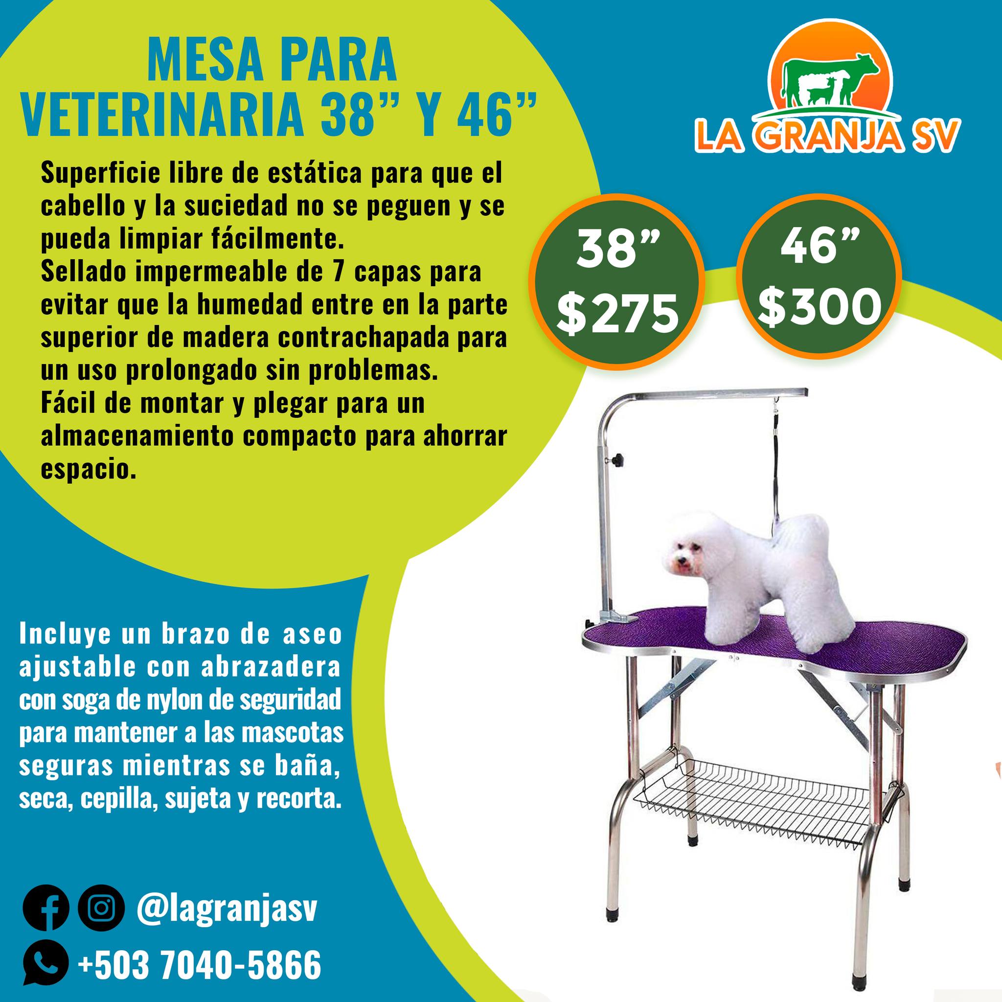 La Granja SV Facebook ad: Equipo para veterinaria