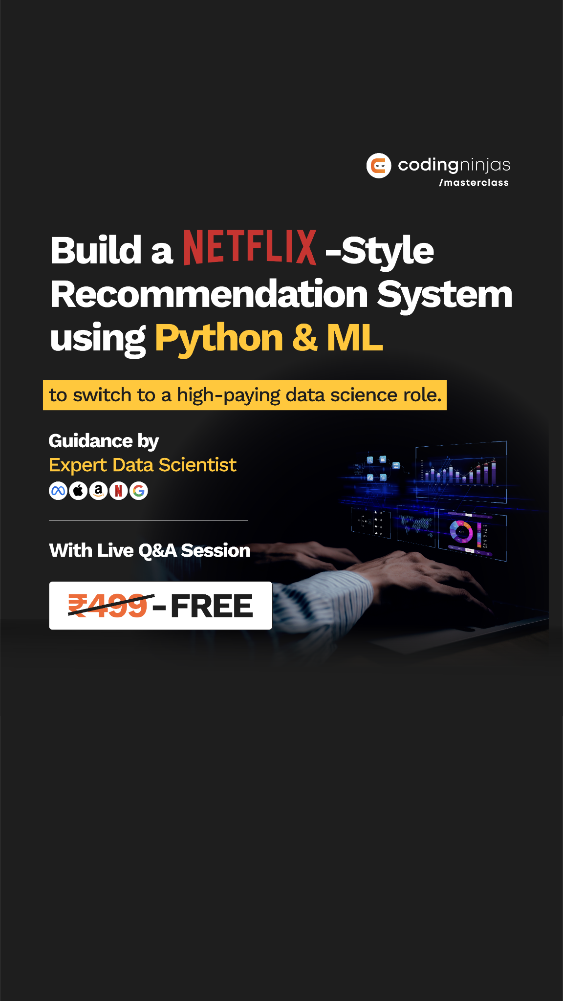 Coding Ninjas Facebook ad