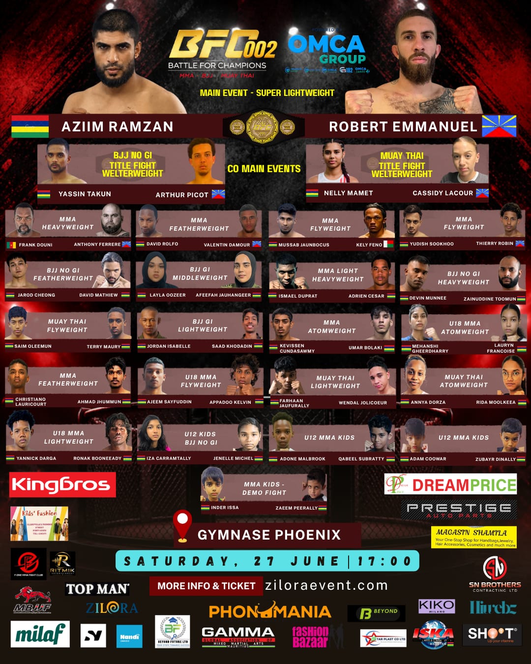 Defimedia.info Facebook ad: BATTLE FOR CHAMPIONS - POWERED BY OMCA