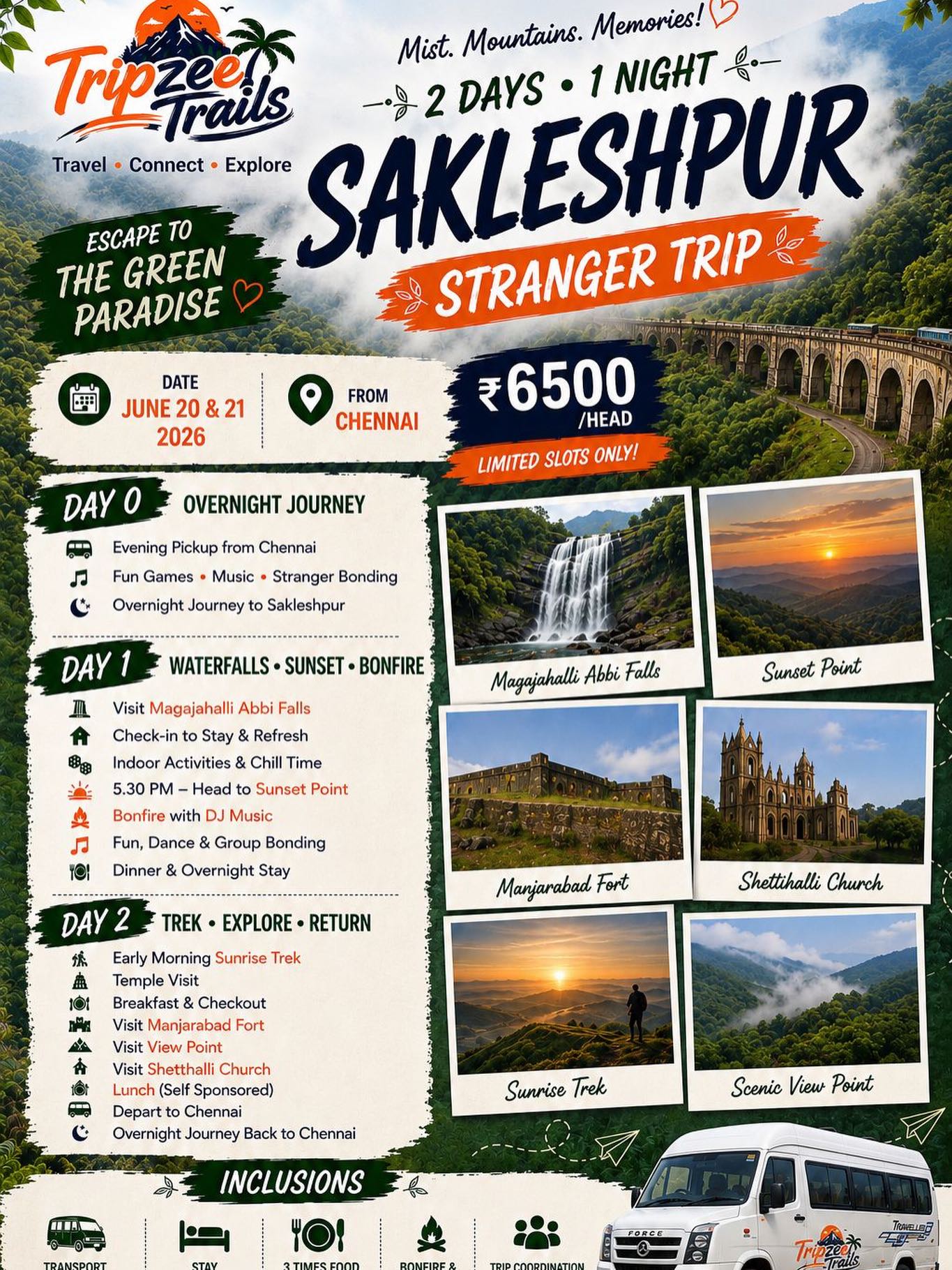 Art_subin Facebook ad: SAKLESHPUR STRANGER TRIP 2026