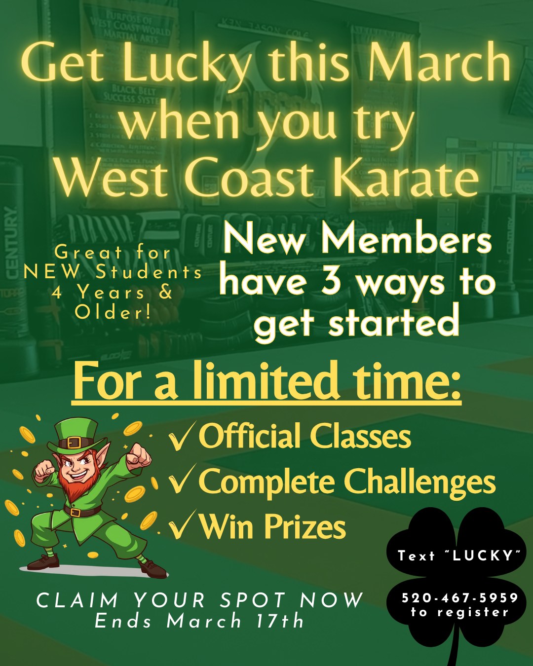 West Coast Karate Facebook ad