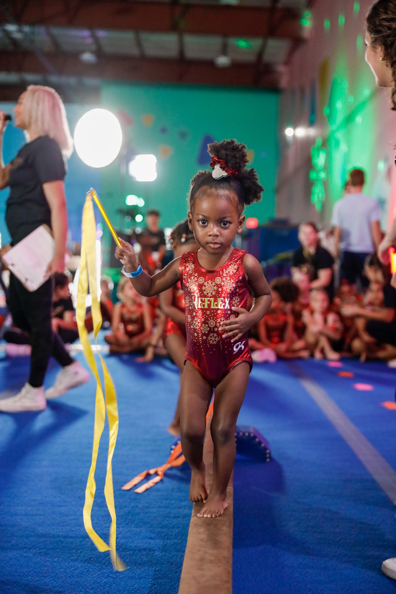 Reflex Gymnastics Facebook ad: Why should your child do gymnastics?
