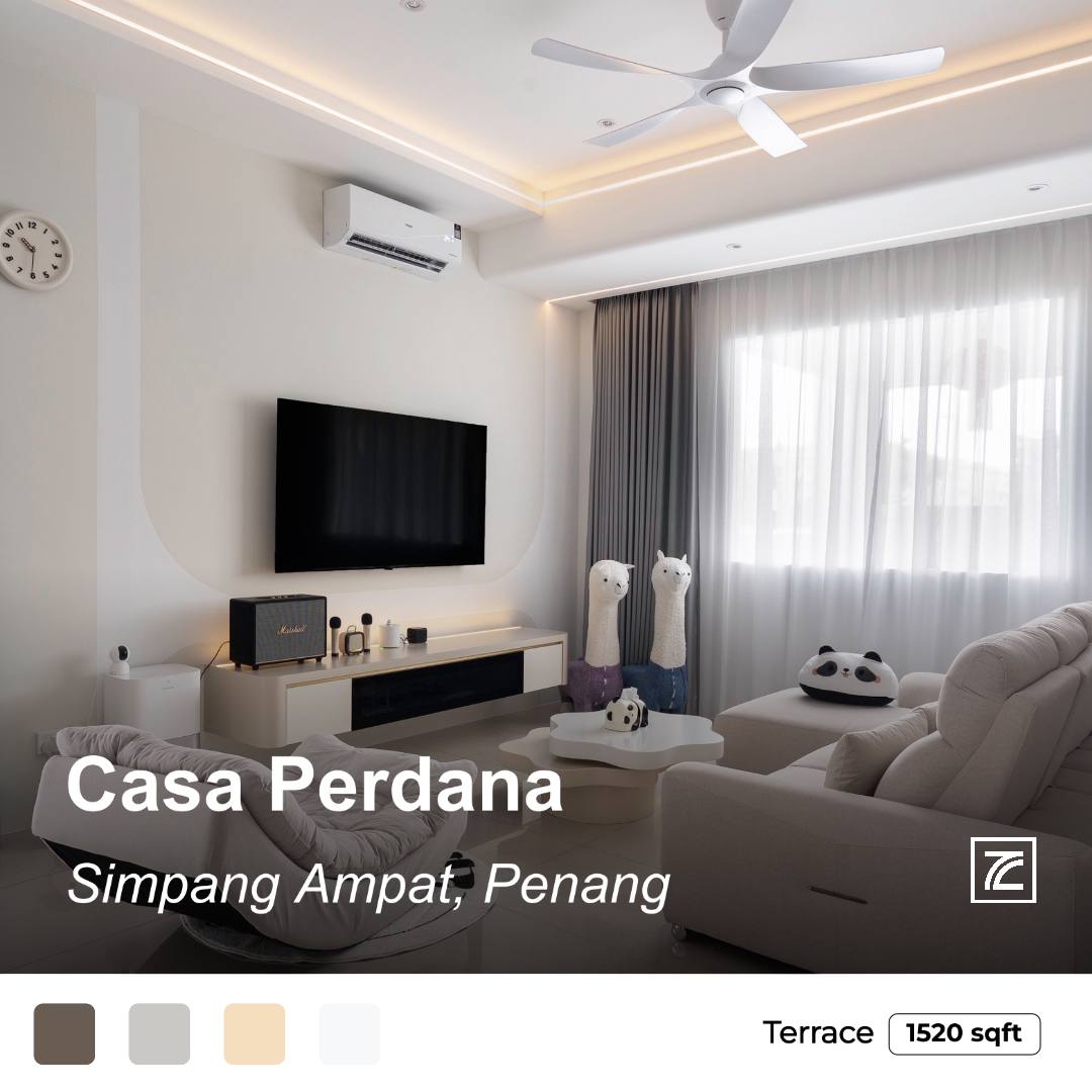 ZIDS DESIGN Sdn Bhd Facebook ad: 2夫妻共同努力得来的家 装修完成! 不大,但刚刚好