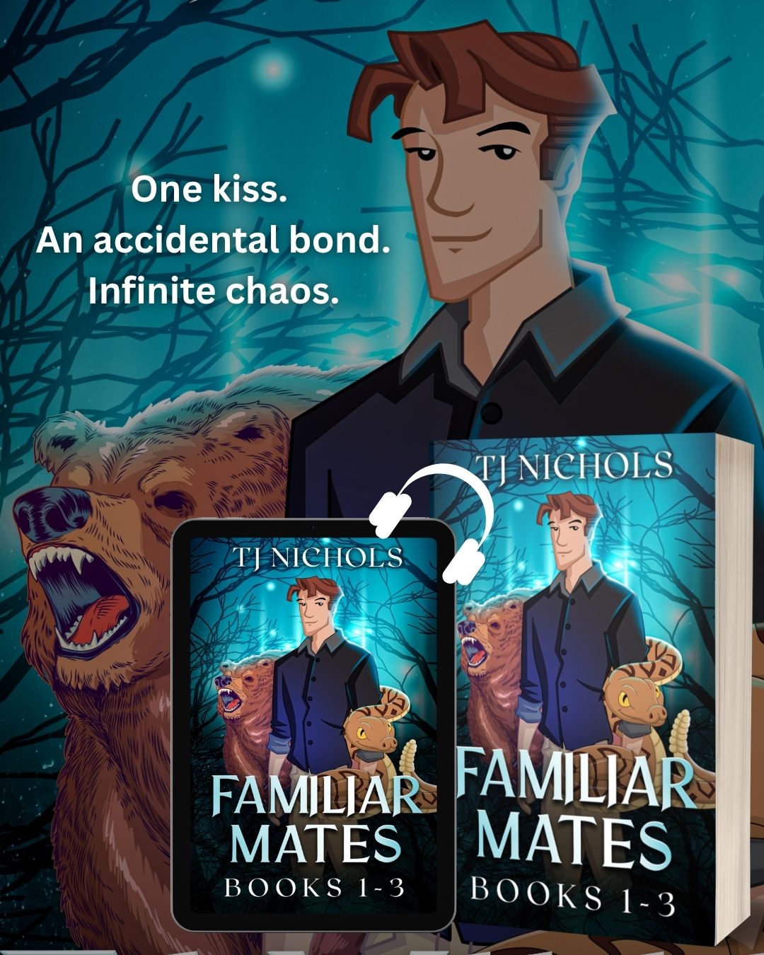 TJ Nichols - mm fantasy & paranormal romance author Facebook ad