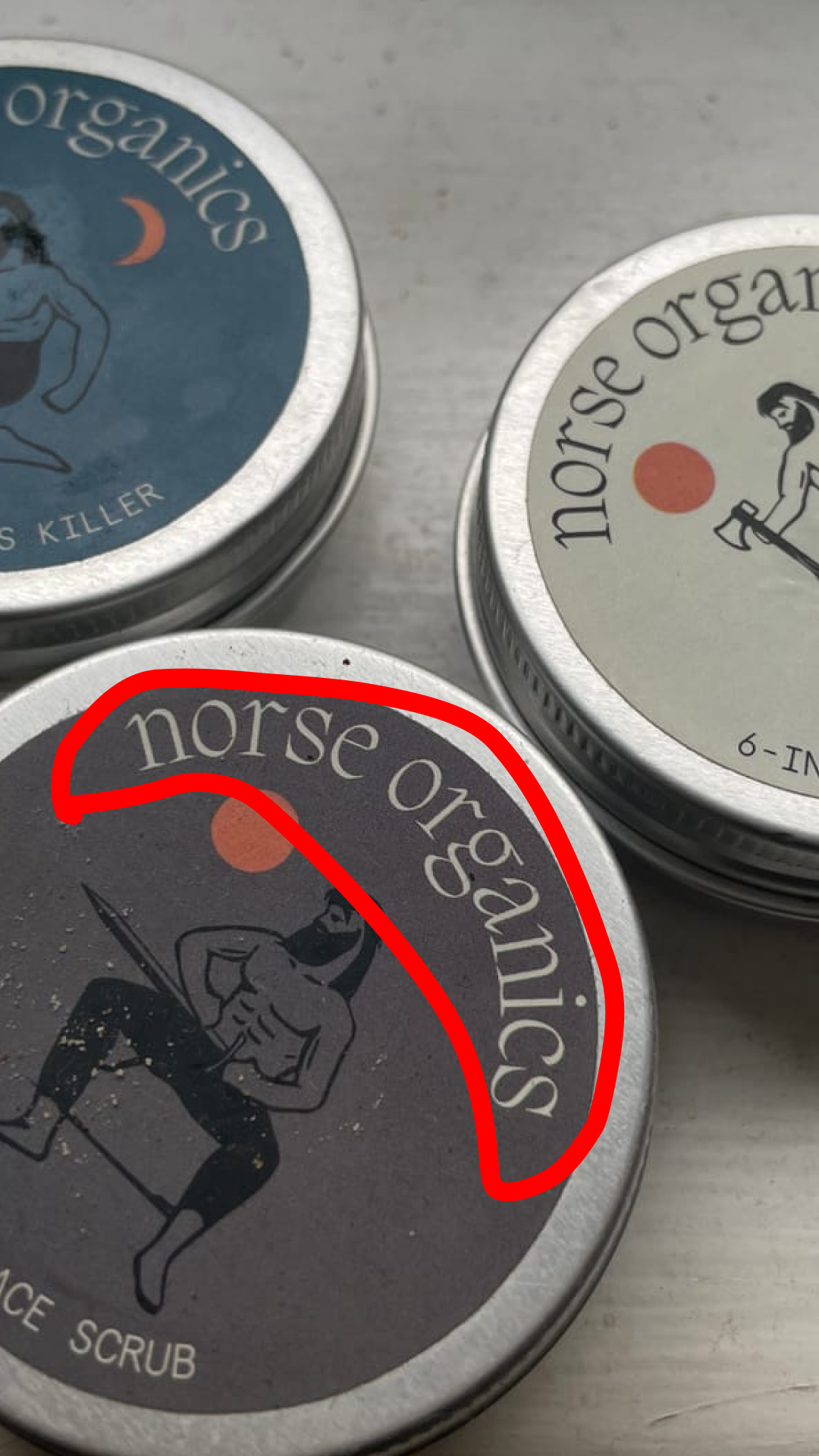 Norse Organics Facebook ad