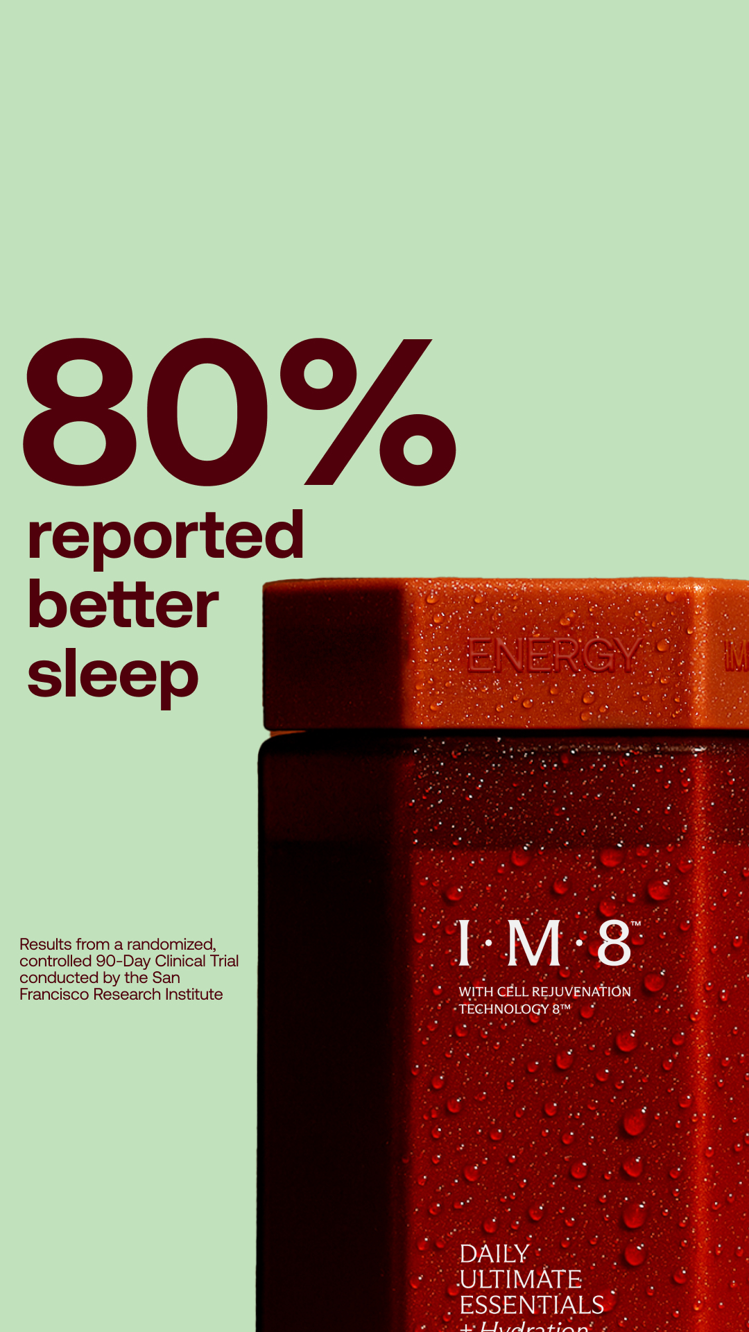 IM8 Health Facebook ad