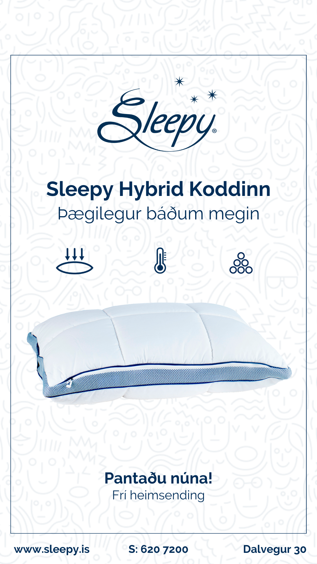 Sleepy á Íslandi Facebook ad from Mar 11, 2026