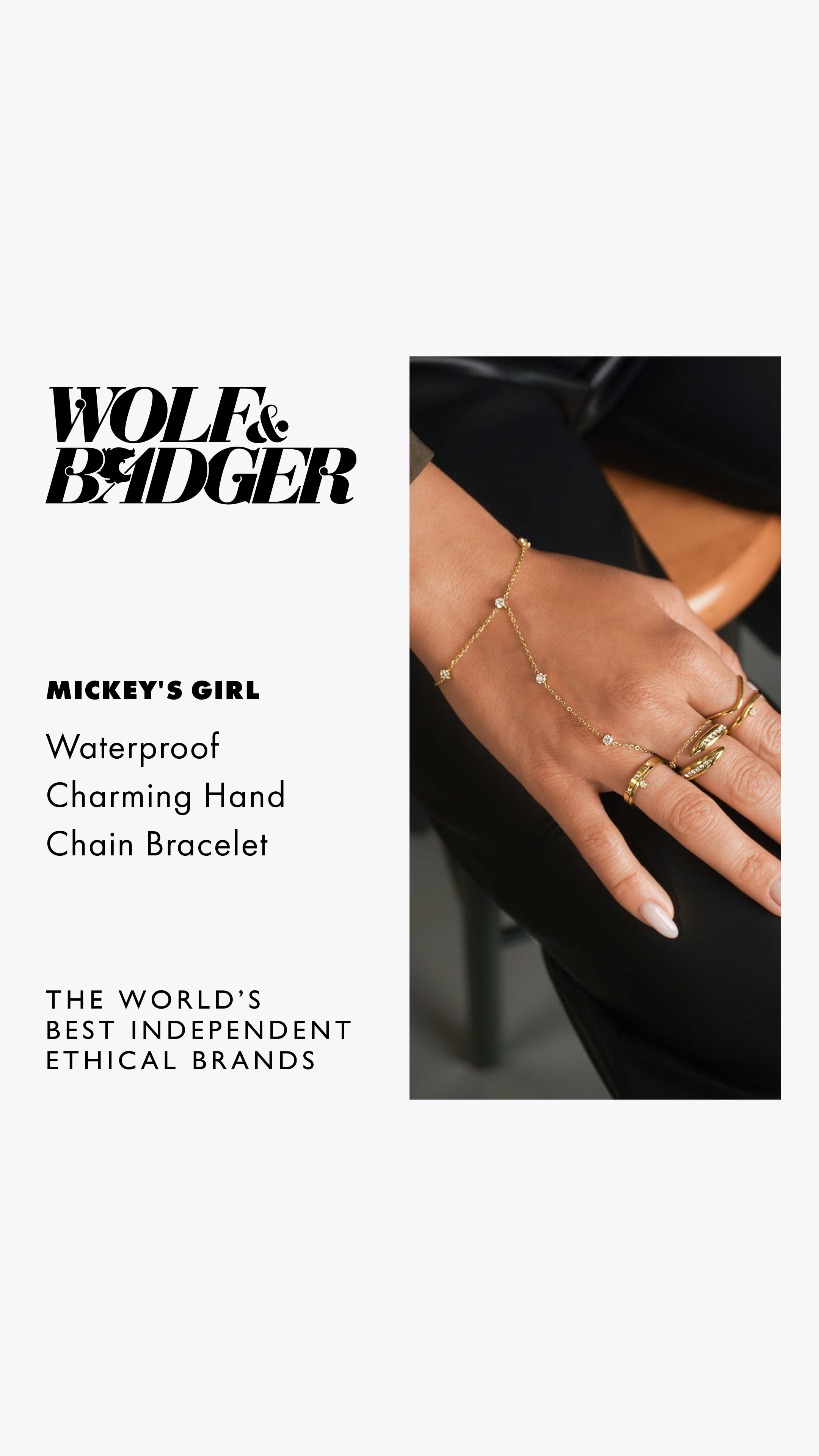 Wolf & Badger Facebook ad