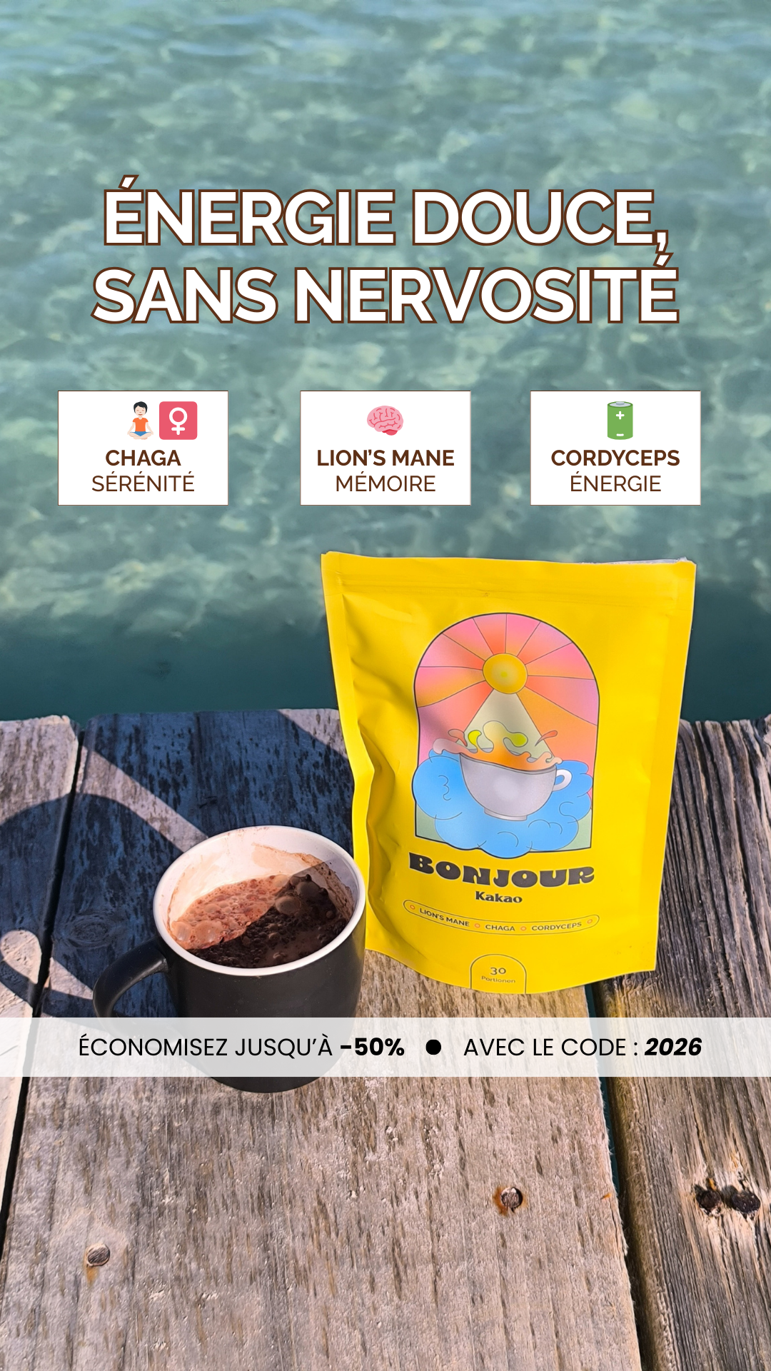 Bonjour Facebook ad
