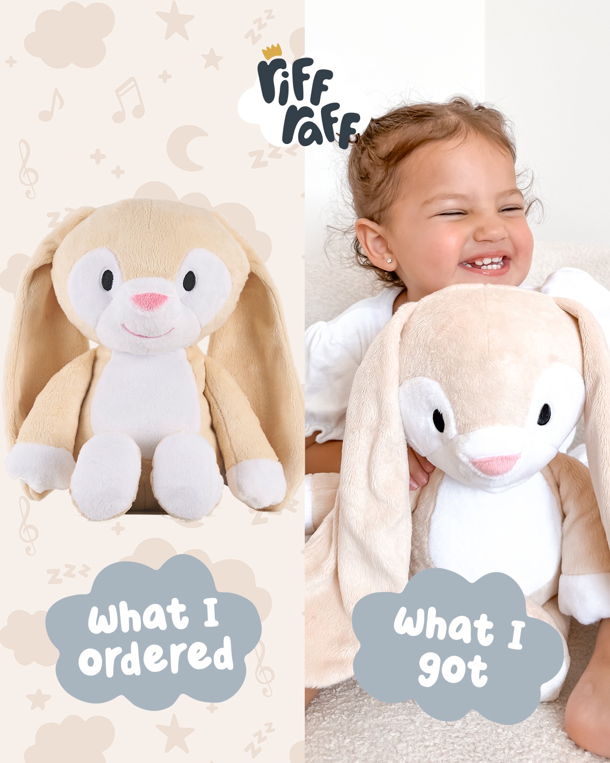 RIFF RAFF SLEEP TOYS Facebook ad