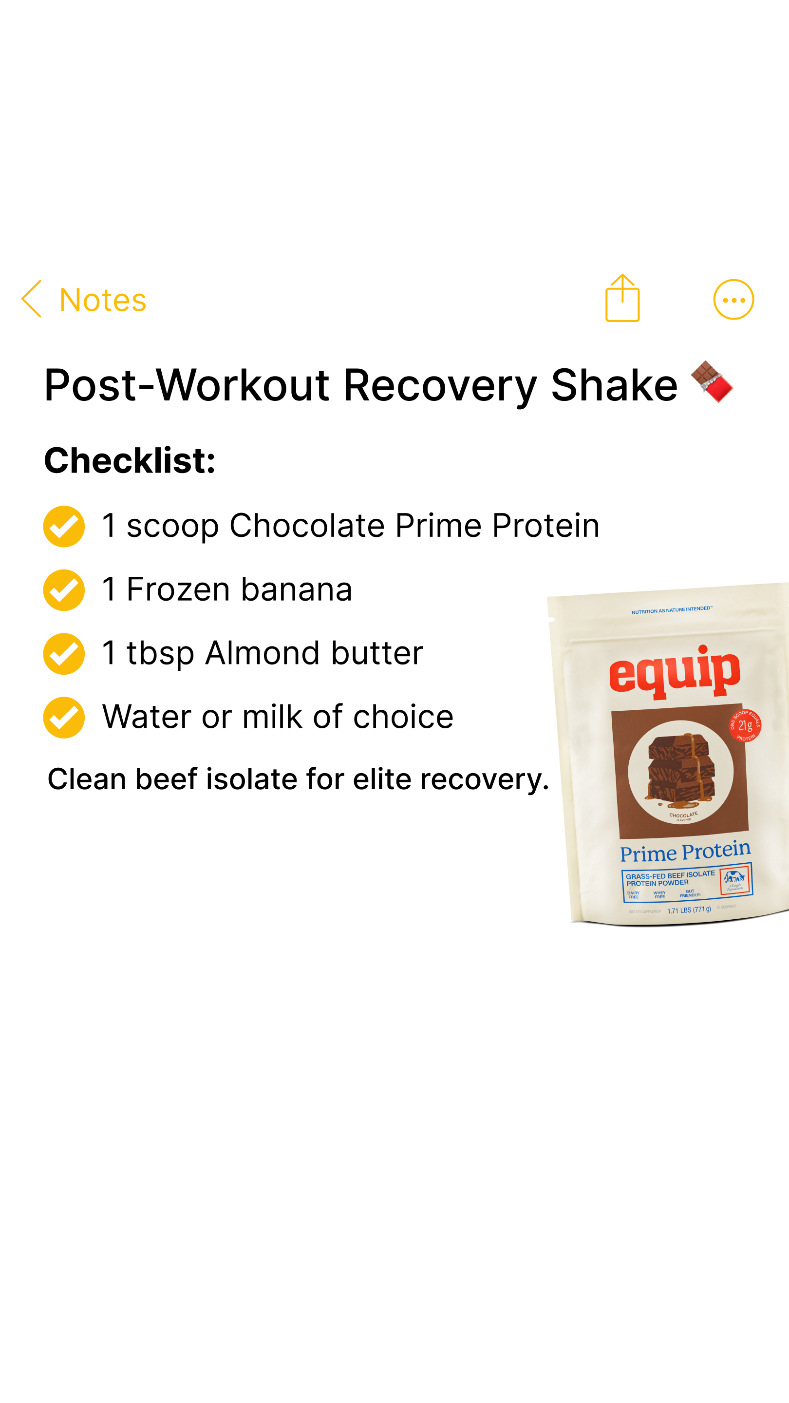 Equip Facebook ad