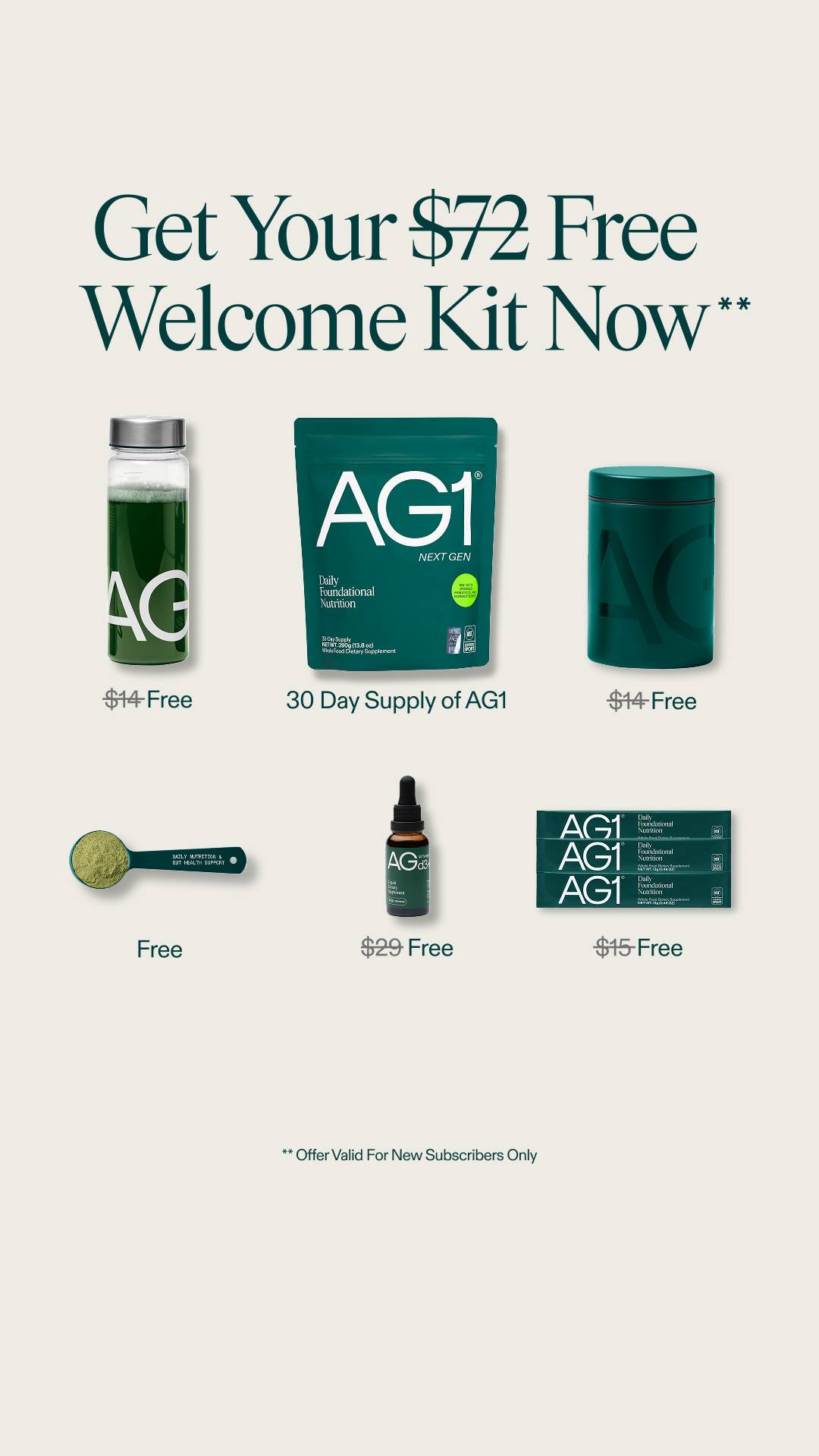 AG1 by Athletic Greens Facebook ad