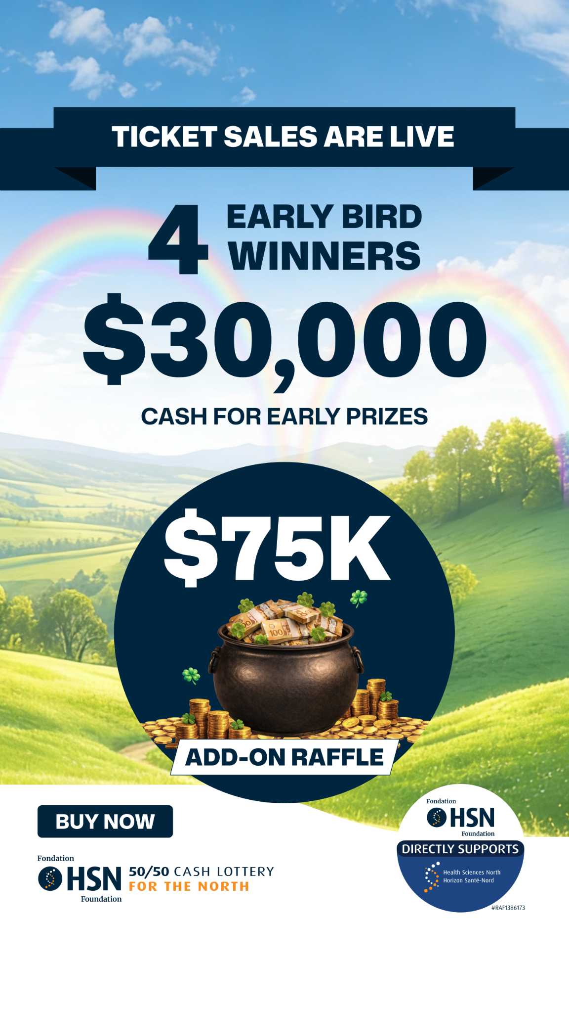 HSN 50/50 Facebook ad