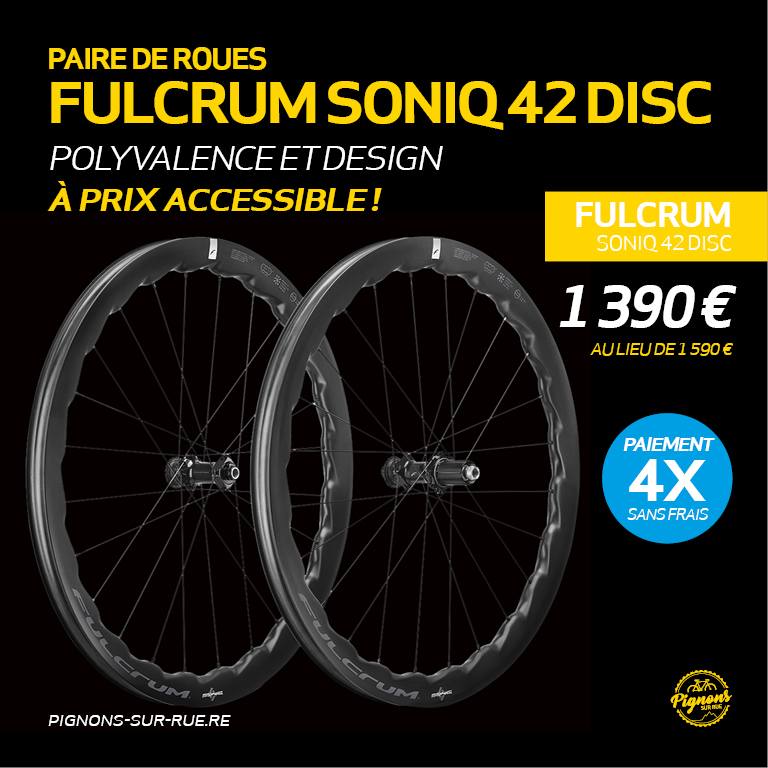 Pignons sur Rue Facebook ad: Retrouvez toute notre offre des roues carbone Fulcrum…