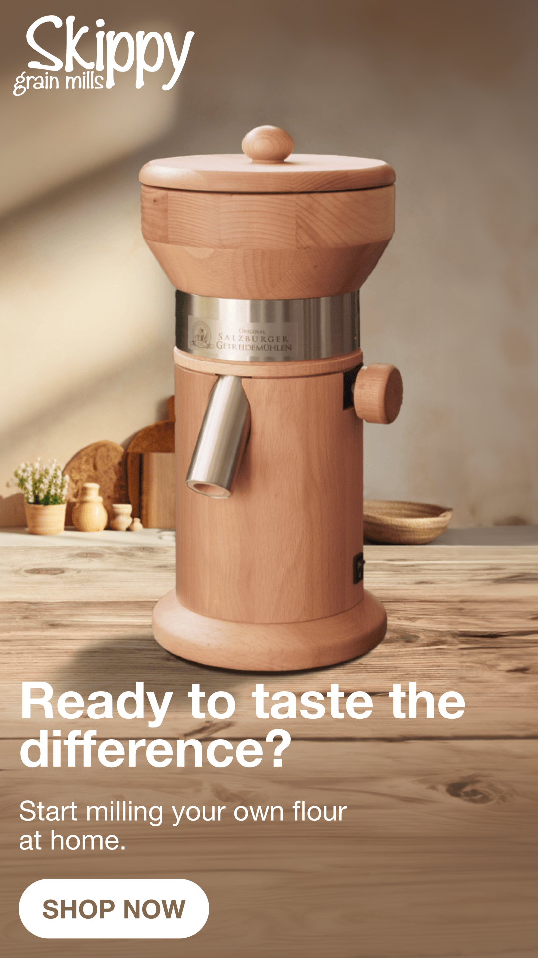 Skippy Grain Mills Facebook ad from Jun 30, 2024