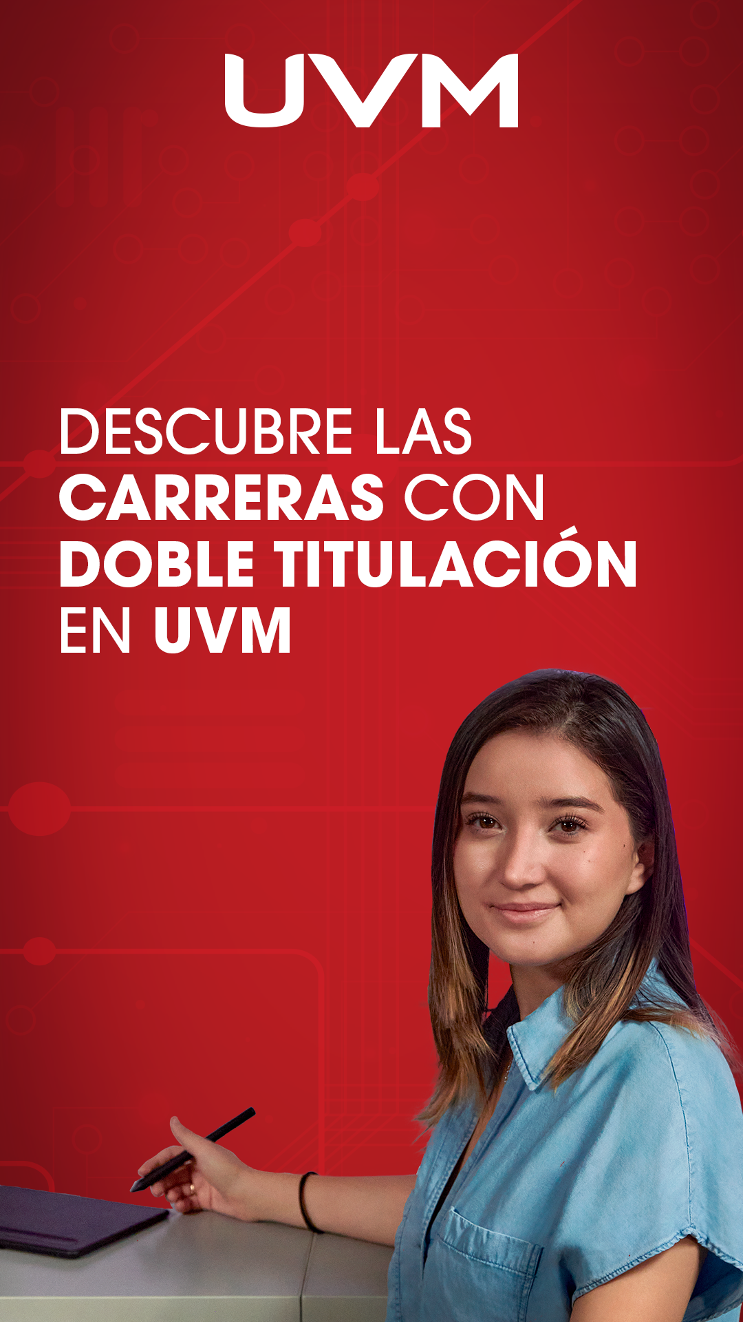 UVM Facebook ad