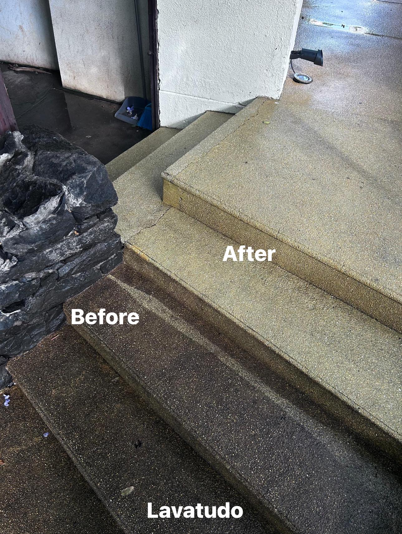 LavaTudo Madeira Facebook ad: Professional stair cleaning in Madeira