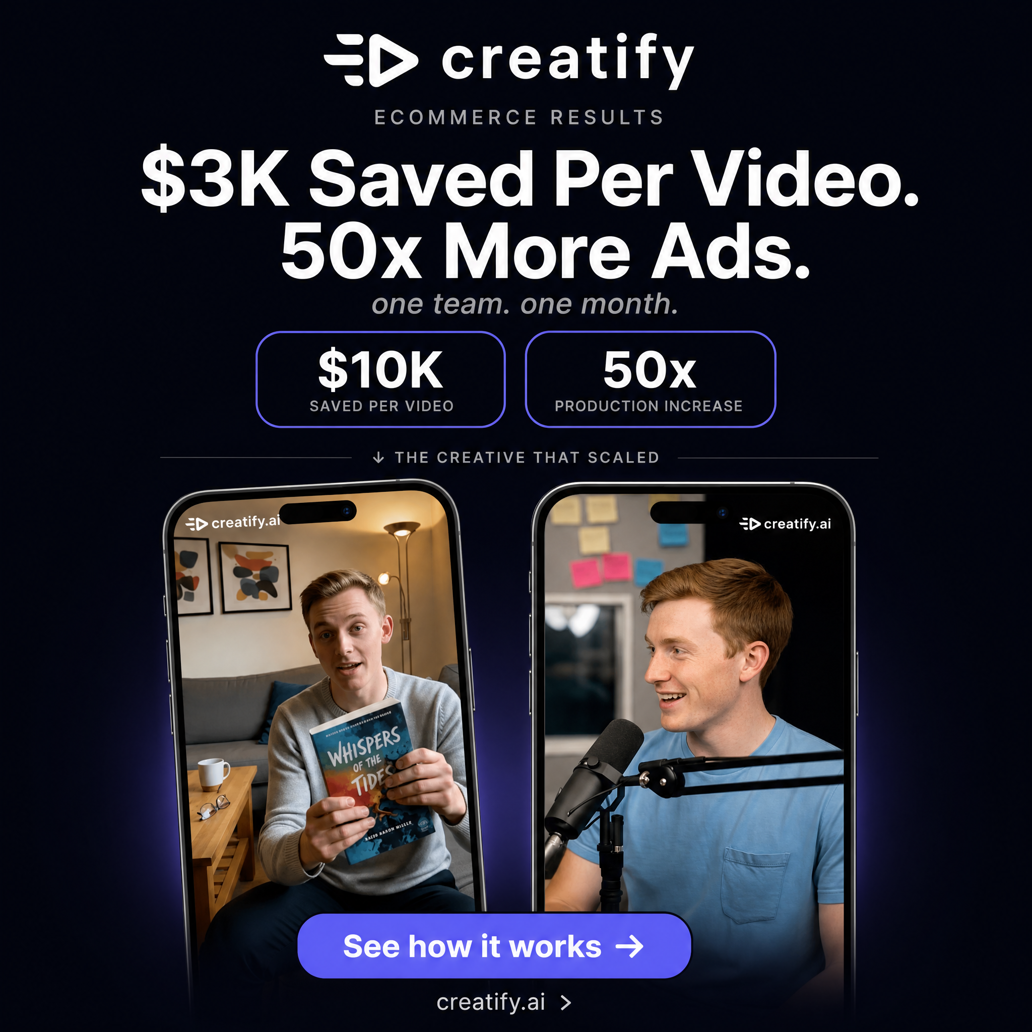 Creatify AI Facebook ad