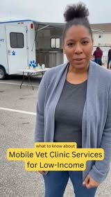 The Consumer Knowledge Facebook ad: Learn About Mobile Vet Clinic Services for Low Income Pet…