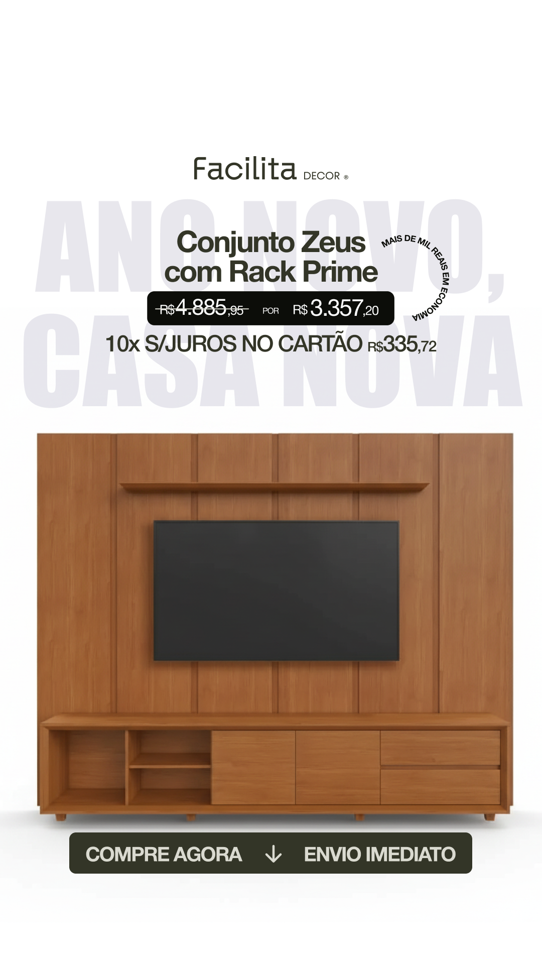 Facilita Decor Facebook ad from Jan 8, 2026