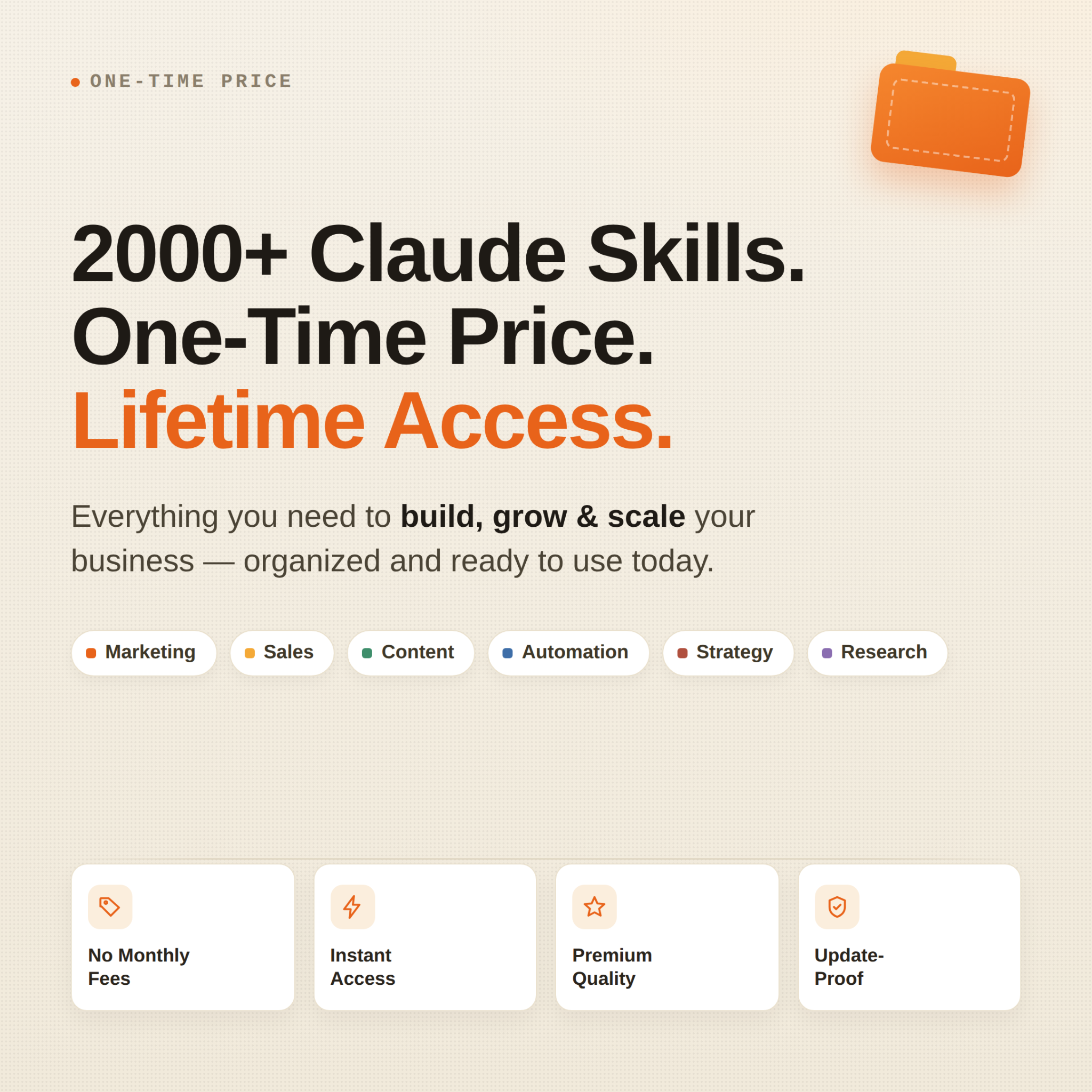 AI Avalanche Facebook ad: Unlock Claude’s Full Power with 2,000+ Ready Skills