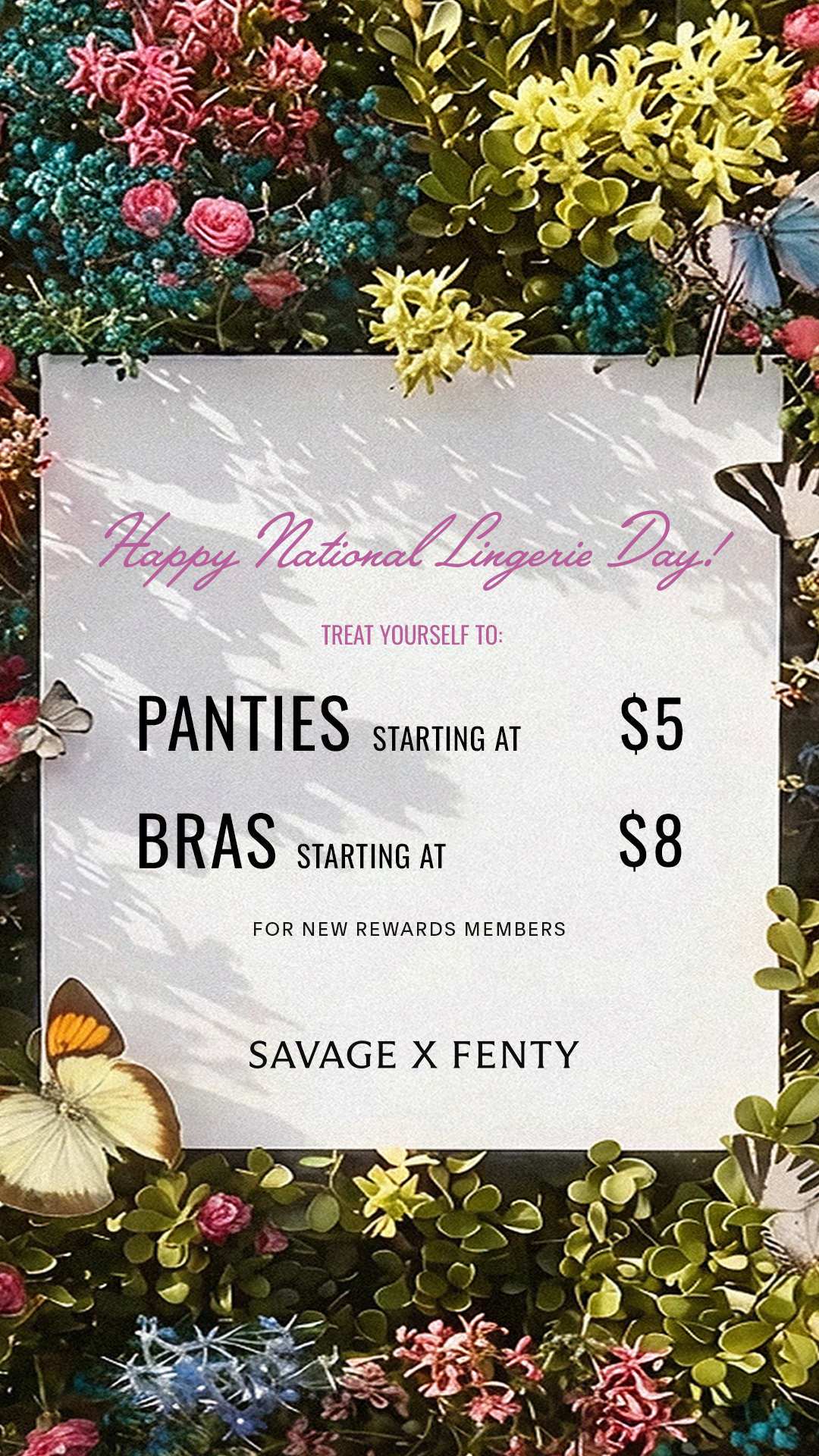 Savage X Fenty Facebook ad
