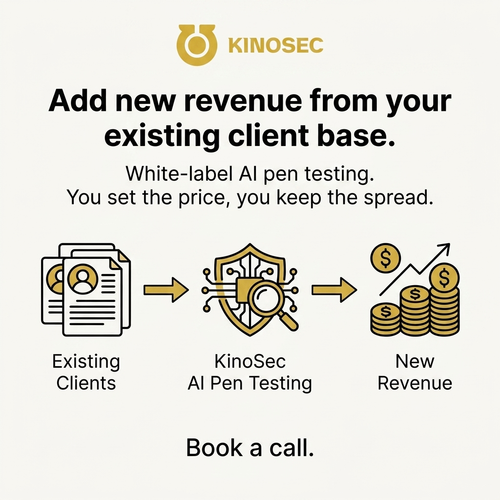 KinoSec Facebook ad: MSPs: Add New Revenue From Your Existing Clients