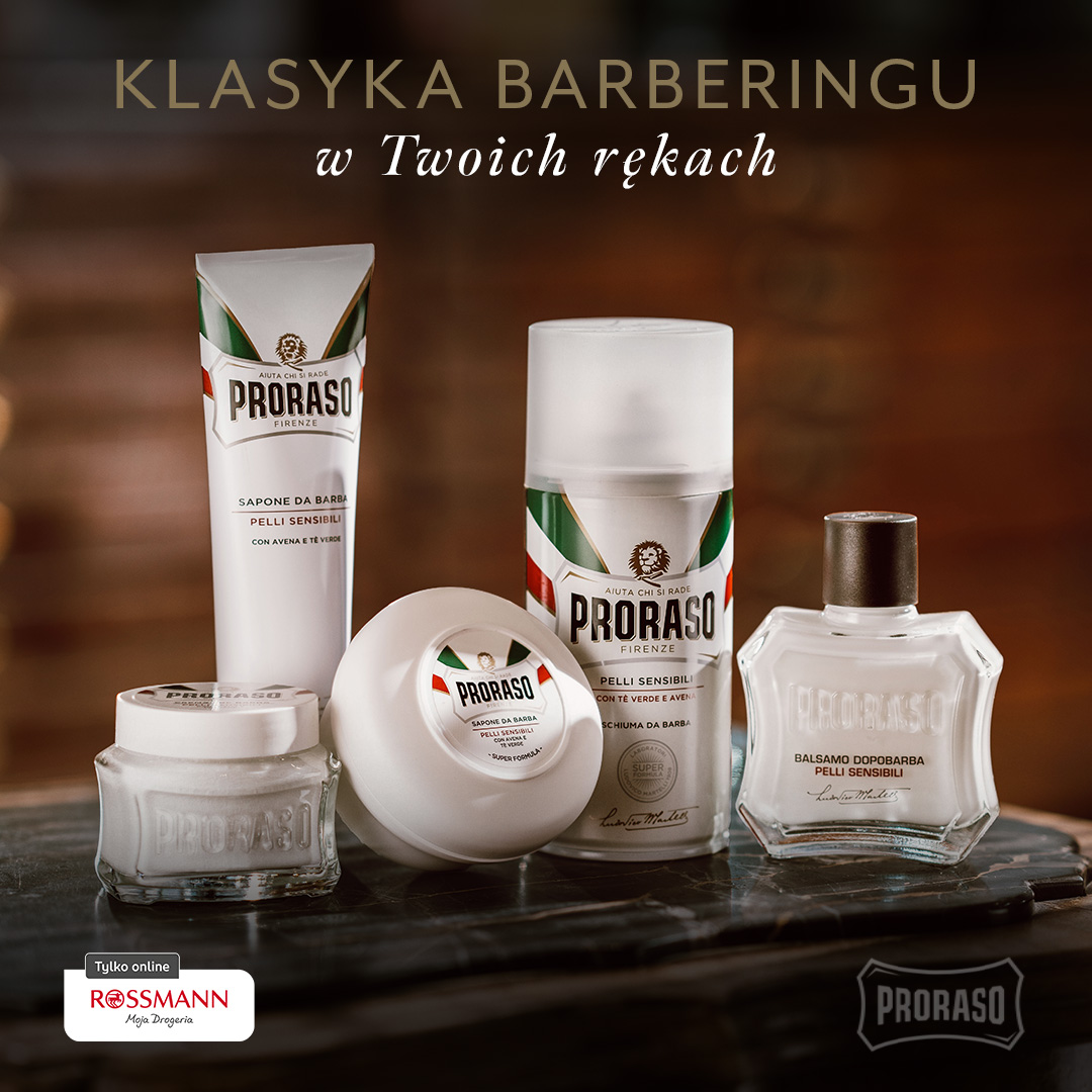 Proraso Polska Facebook ad