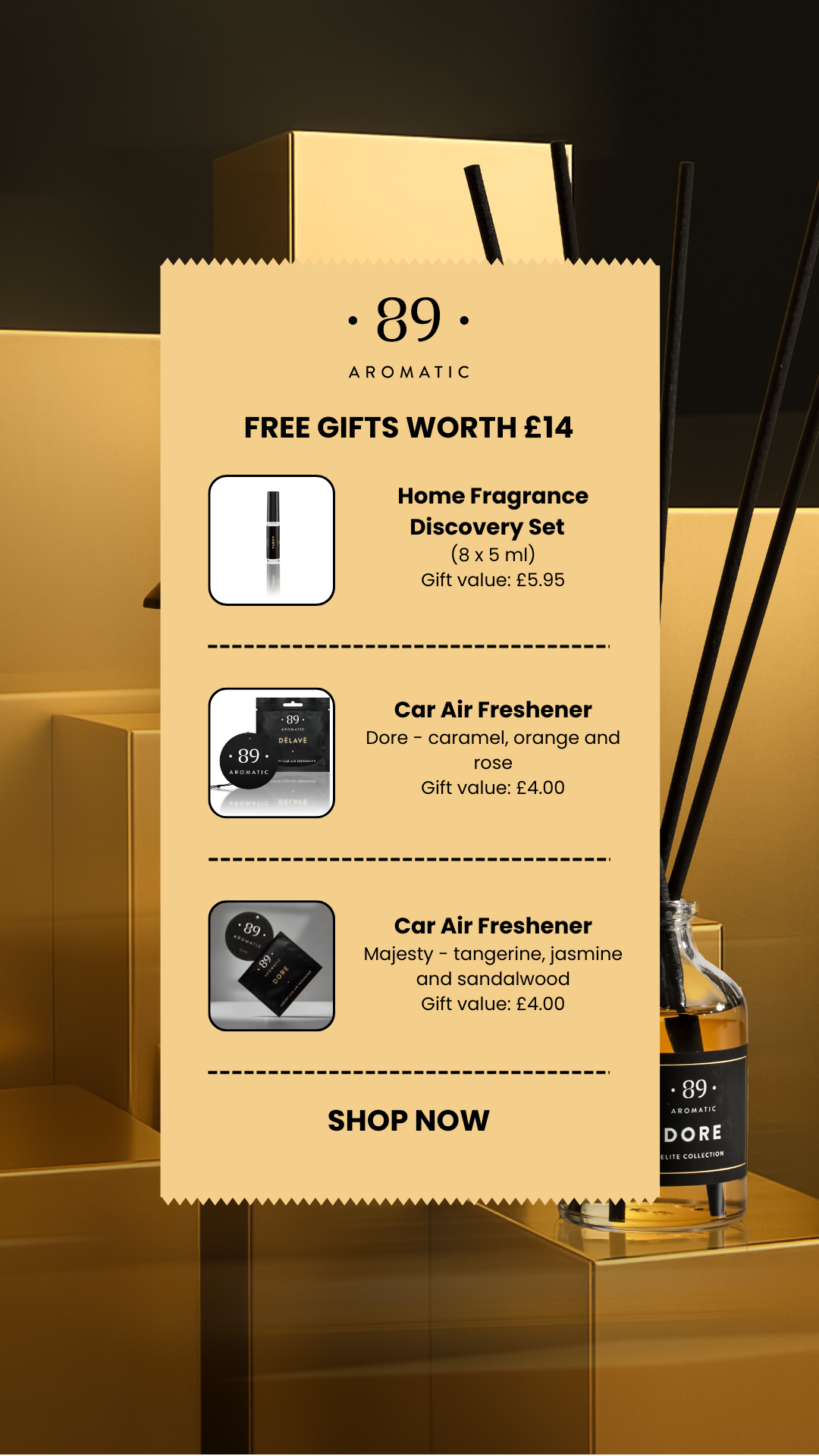 Aromatic89 Facebook ad