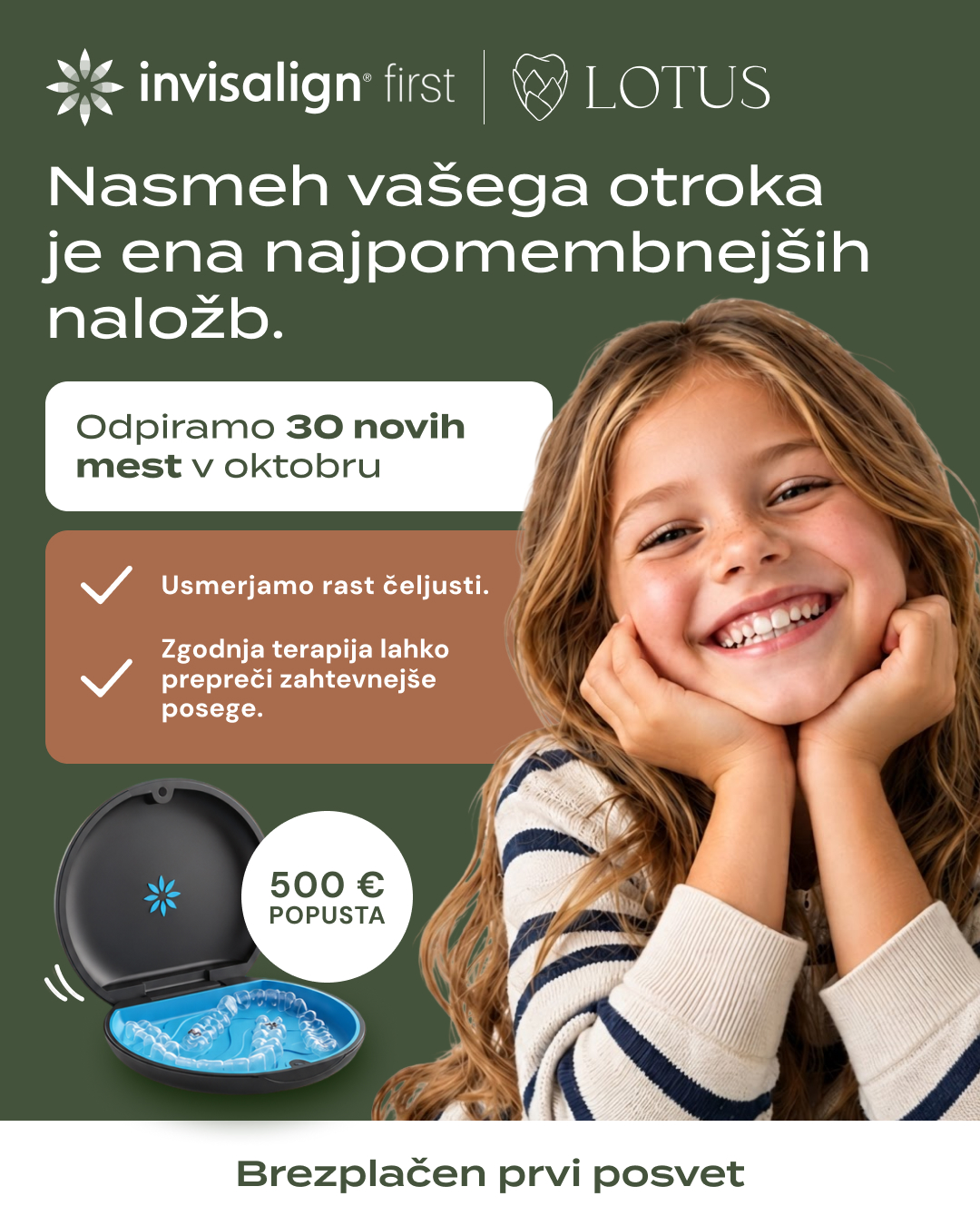 Lotus dentalni center Facebook ad: Dan odprtih vrat Invisalign First