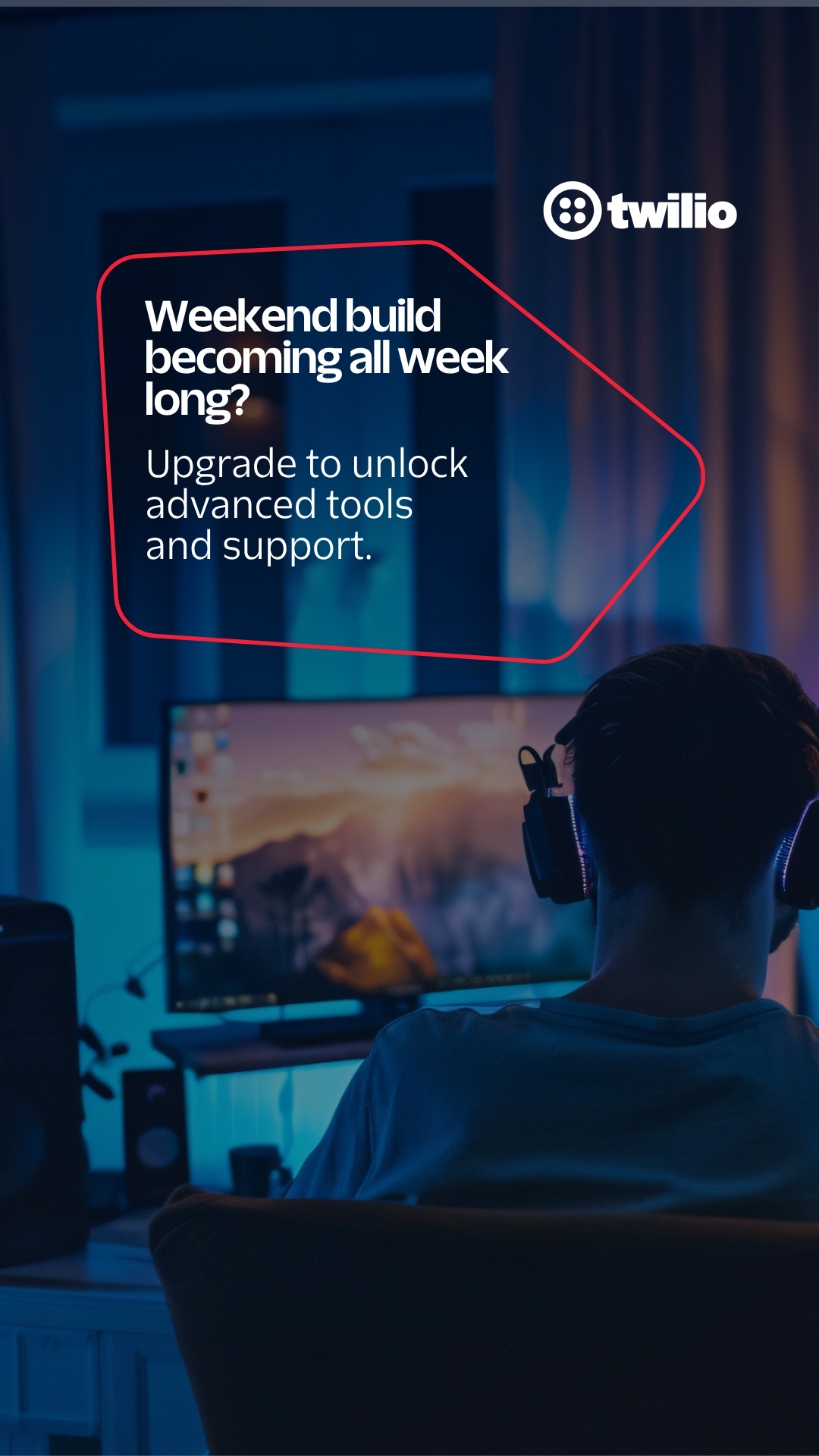 Twilio Facebook ad