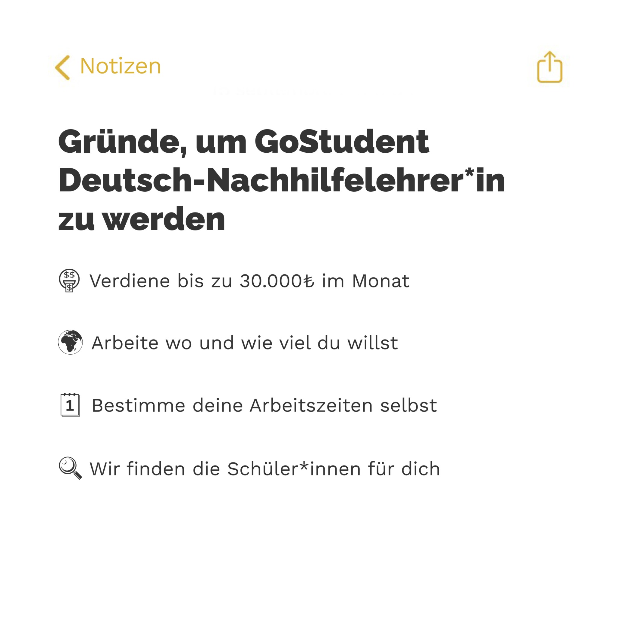 GoStudent Facebook ad
