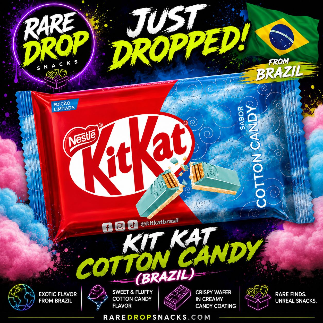 Rare Drop Snacks Facebook ad: Rare Drop Snacks | Imported Snacks, Drinks & Limited…