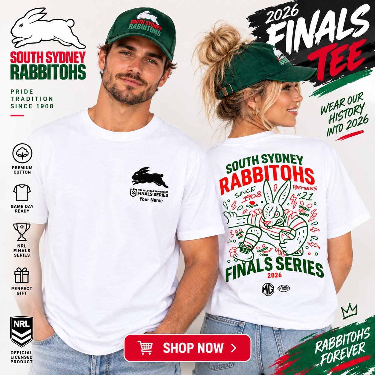 NRL Rabbitohs Gifts Facebook ad: LIMITED ORDER OFFER