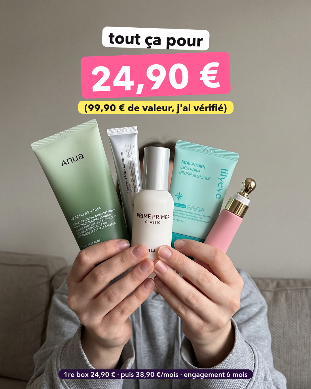 Glowbox Facebook ad: Tu ne connais pas encore Glowbox?