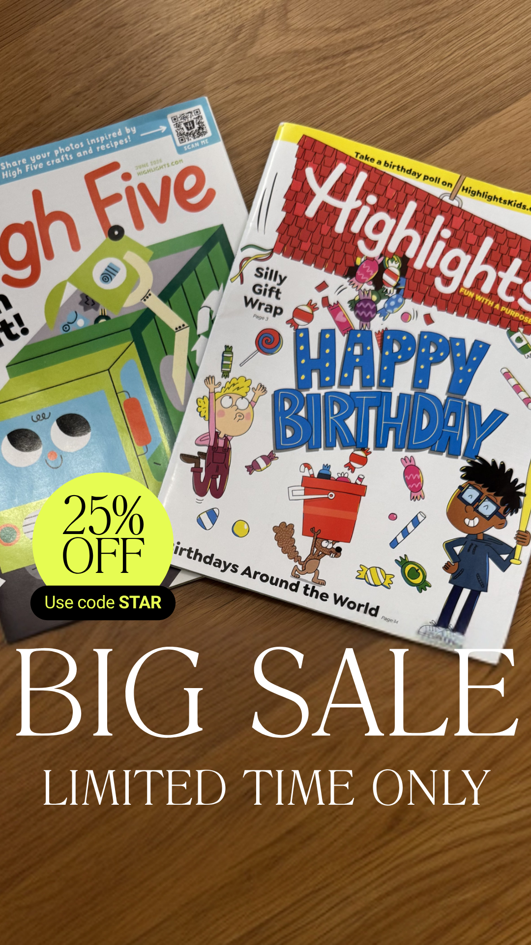 Highlights for Children Facebook ad