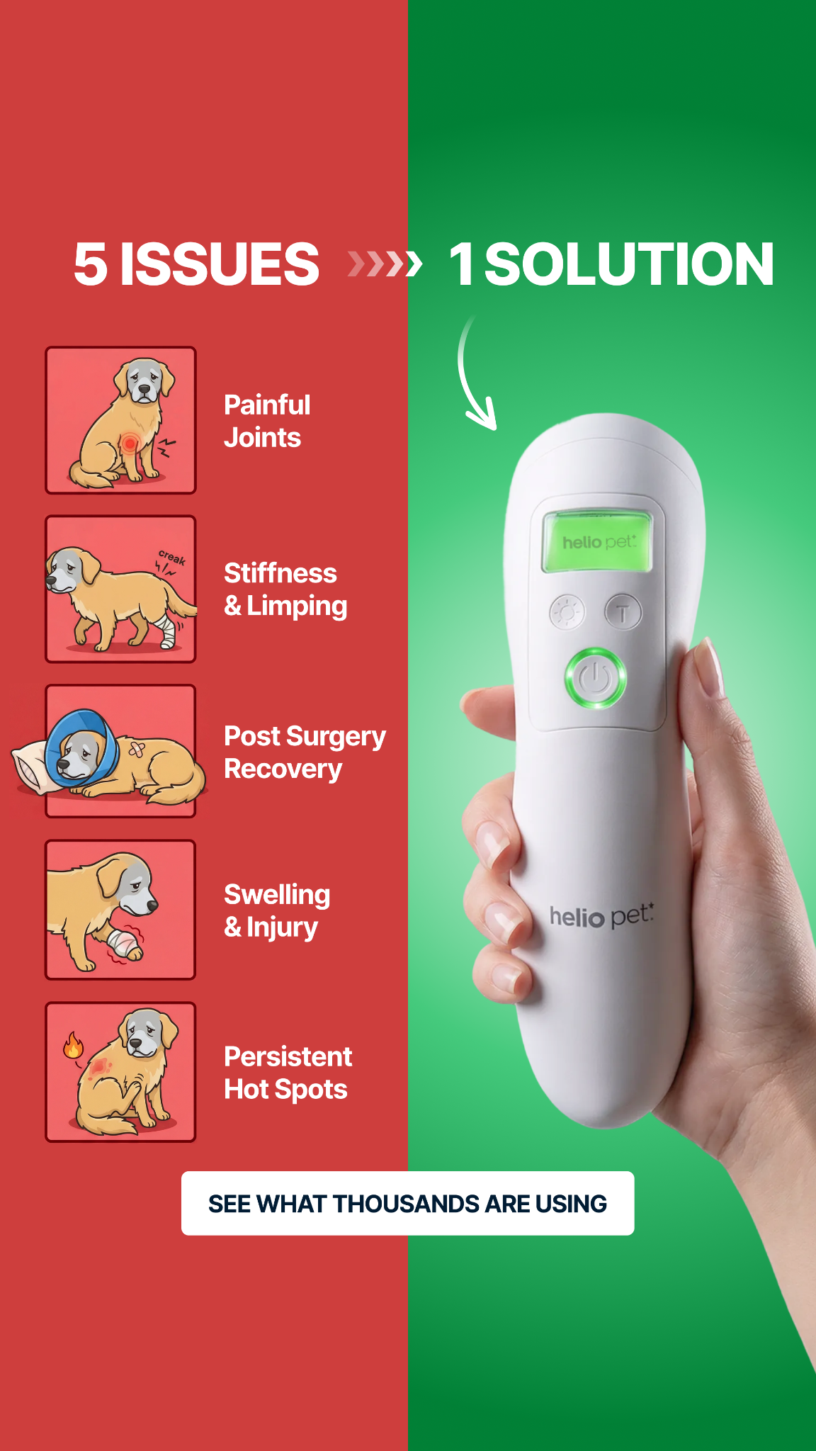 Helio Pet Facebook ad