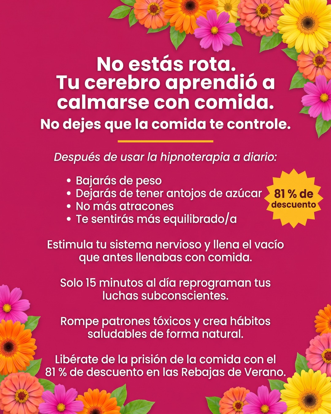 Hypnozio: power of hypnotherapy Facebook ad