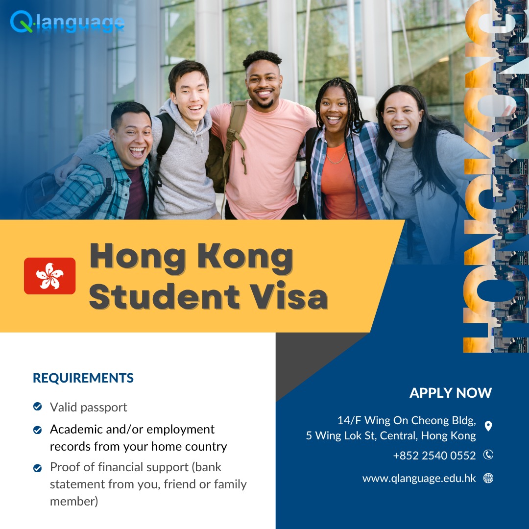 qlanguagehongkong Facebook ad: The whole visa process is handled by our…