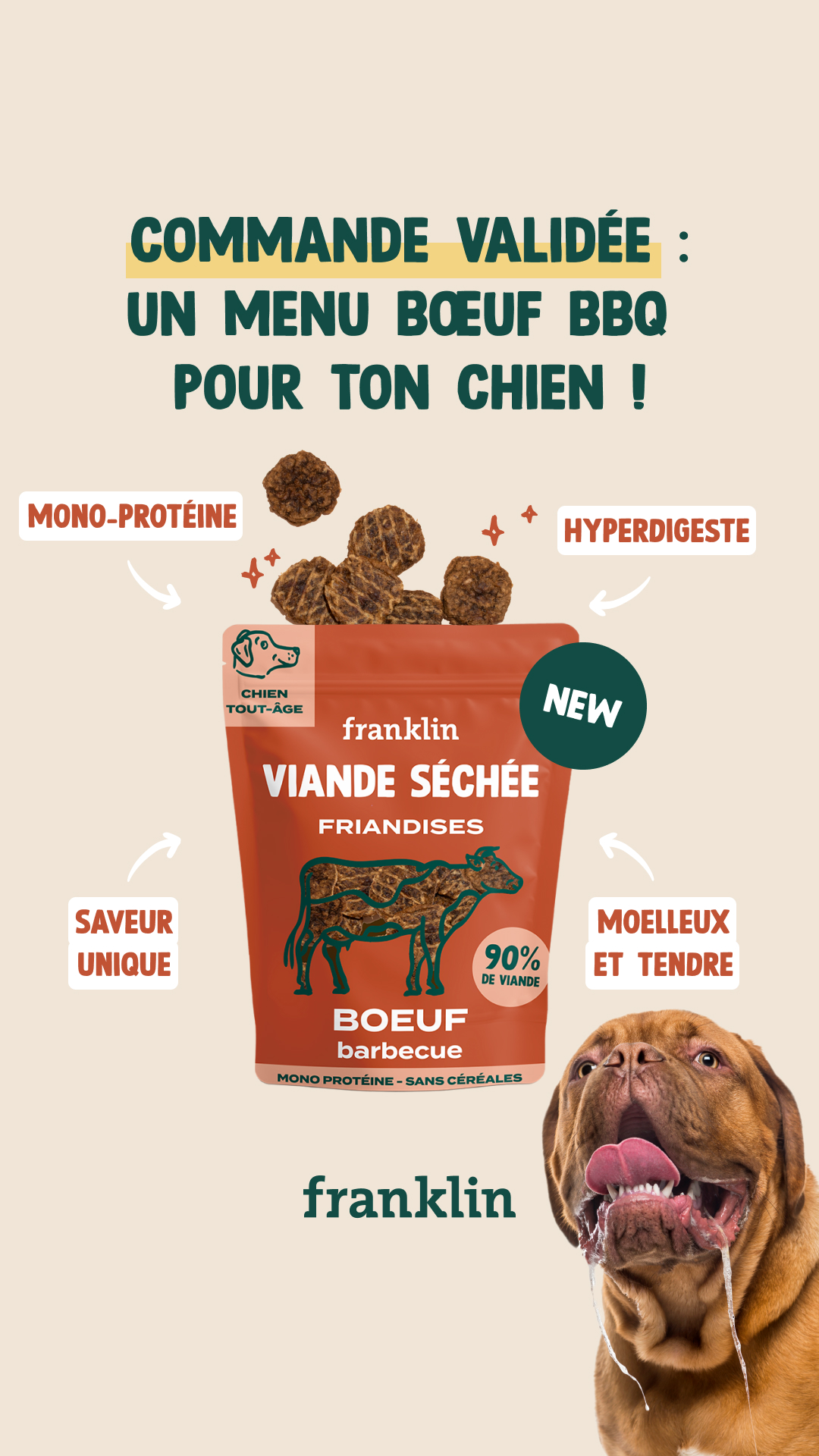 Franklin Pet Food Facebook ad