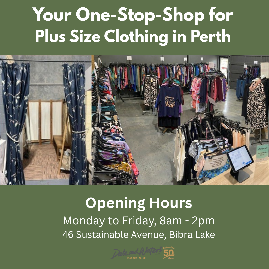 Dale and Waters Facebook ad: One-Stop Shop for Curvy Style