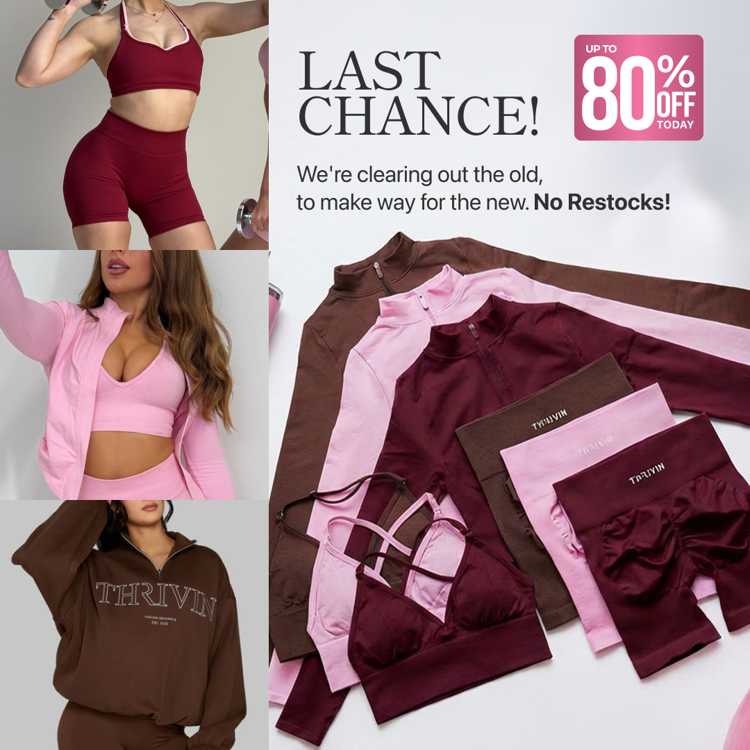Thrivin Activewear Facebook ad