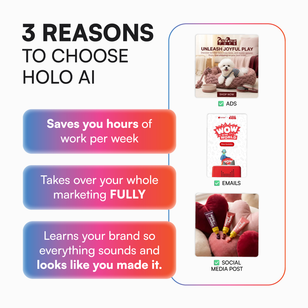 Holo Facebook ad