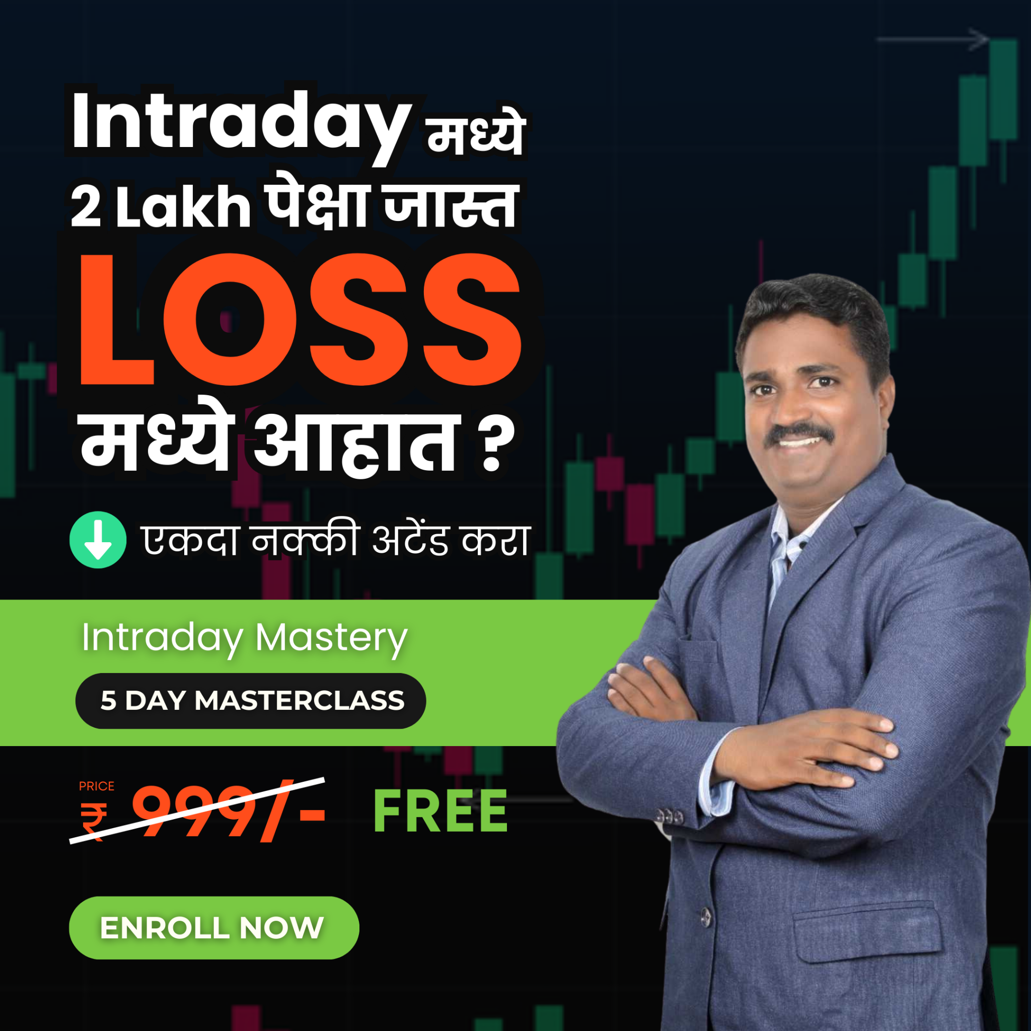 Universal Trading Academy Facebook ad: Master Intraday Trading