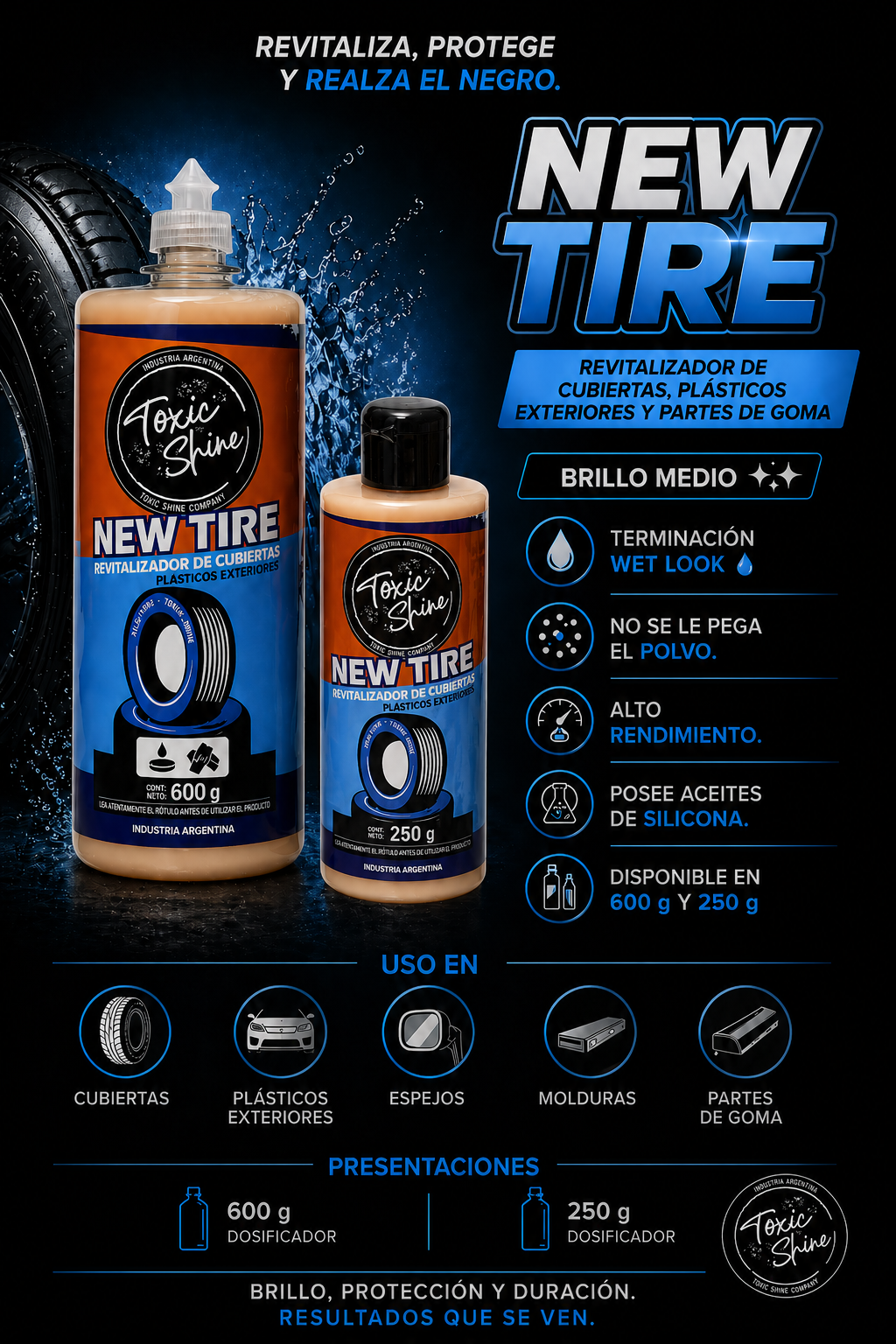 Toxic Shine Facebook ad