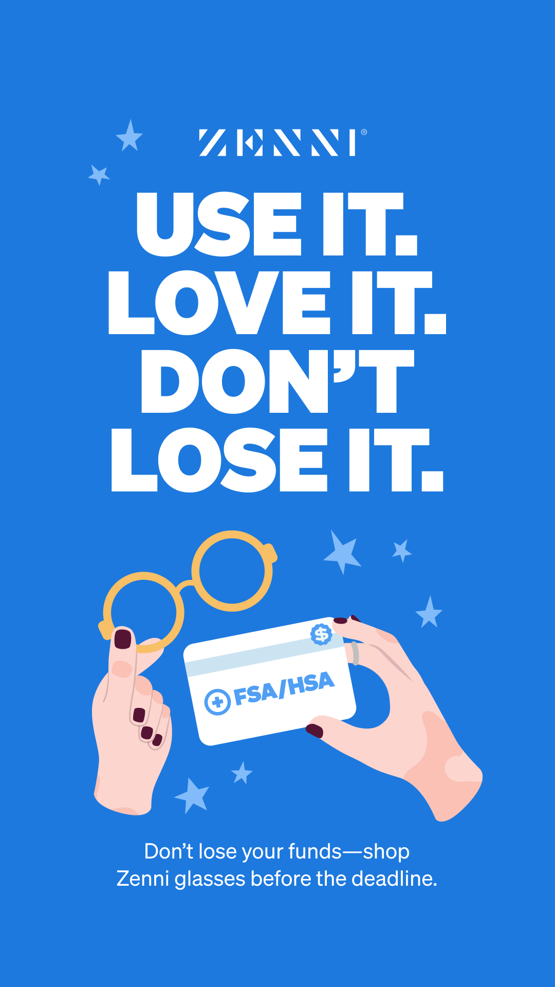 Zenni Optical Facebook ad