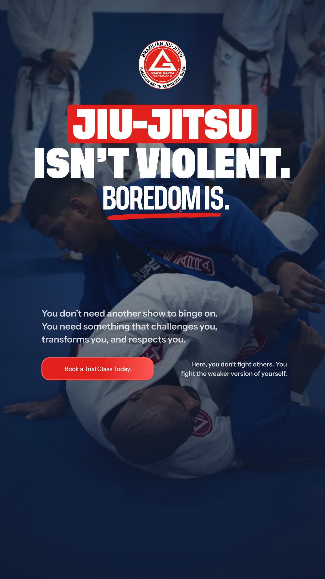 Gracie Barra JBR Facebook ad