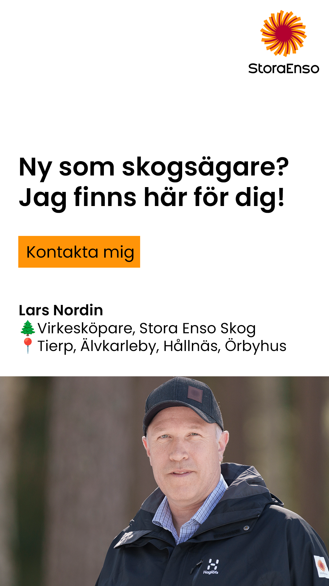 Stora Enso Skog Facebook ad from Nov 18, 2025